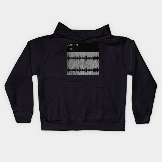 Amen break Kids Hoodie by Trggv